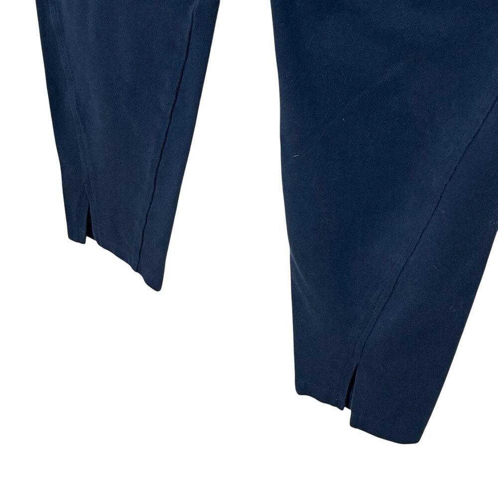 Aether Cropped Travel Pants Women's XS Navy Elastic Waist Casual Comfort Minimal - Picture 6 of 11
